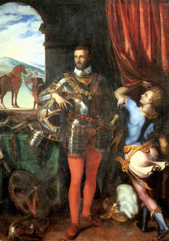 CAMPI, Giulio Portrait of Ottavio Farnese china oil painting image
